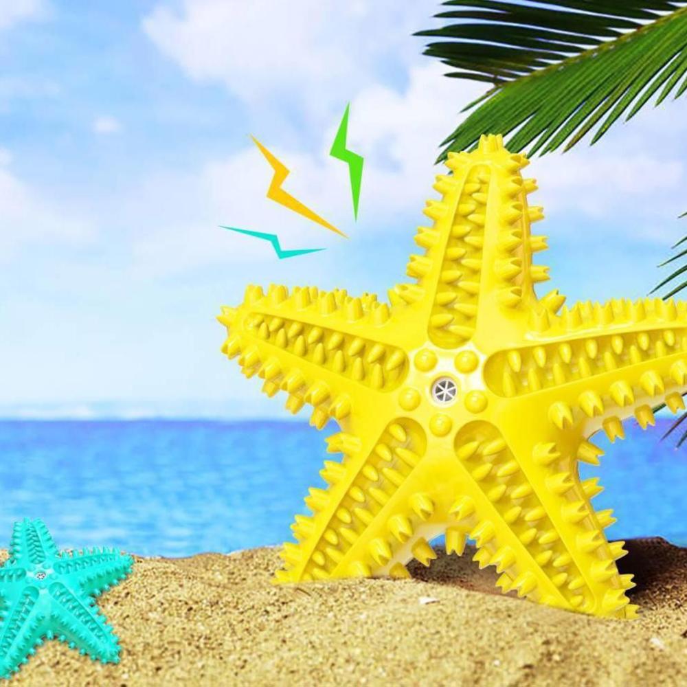 Starfish Vocal Pet Dog Toy Molar Stick